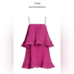 Amur Kate Pleated Minidress